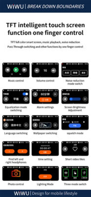 WiWU True Wireless HiFi Stereo Earbuds with Smart Display T22 7