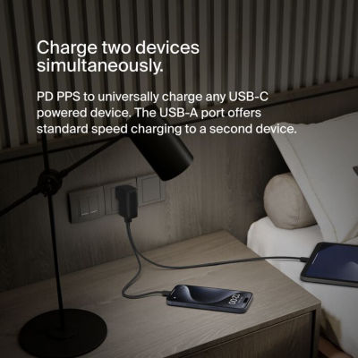Belkin Hybrid Wall Charger 25w + PowerBank 5k Travel Pack 3