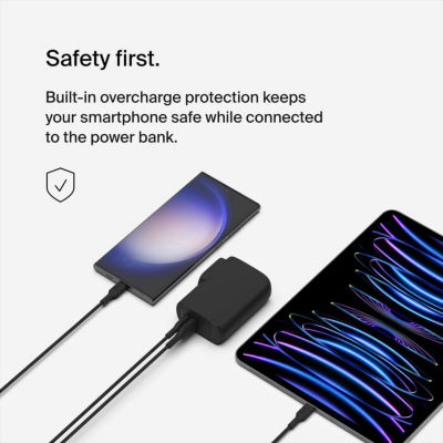 Belkin Hybrid Wall Charger 25w + PowerBank 5k Travel Pack 6