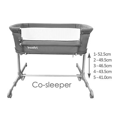 Bonfri S5 Rock & Relax Bassinet + Playpen (With Travel Bag & Mosquito Net) 3