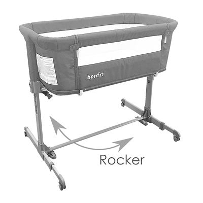Bonfri S5 Rock & Relax Bassinet + Playpen (With Travel Bag & Mosquito Net) 5