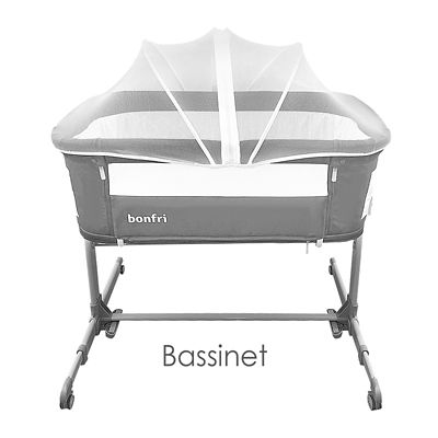 Bonfri S5 Rock & Relax Bassinet + Playpen (With Travel Bag & Mosquito Net) 7