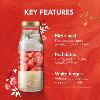 Nature's Farm® Bird's Nest Red Dates White Fungus 8% 180ml x 6s 4
