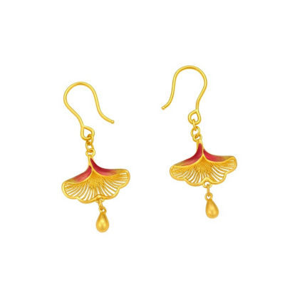 Goldheart 999 Gold Scarlet Harmony Earrings 1