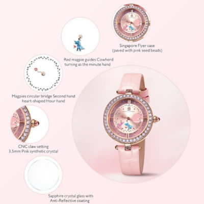 BLACK BY BLUE BRAVE Cowherd and Weaver Girl 34mm Pink 3