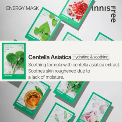 INNISFREE [Bundle of 10] Centella Energy Mask 22ml 2