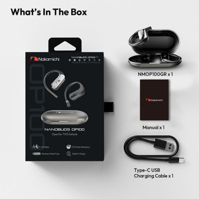 Nakamichi NM OP100 Open Ear TWS Earbuds 15