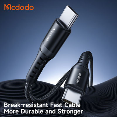 Mcdodo USB-C to USB-C Cable 60W Fast Charging (0.2M) CA-5640 2