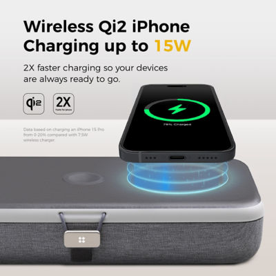 Edizard PowerCube 4 in 1 Wireless Charger & Organizing Box 4