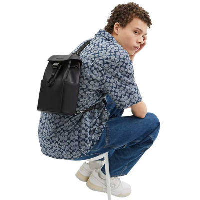 COACH Racer Pack Gunmetal/Black CU111 4