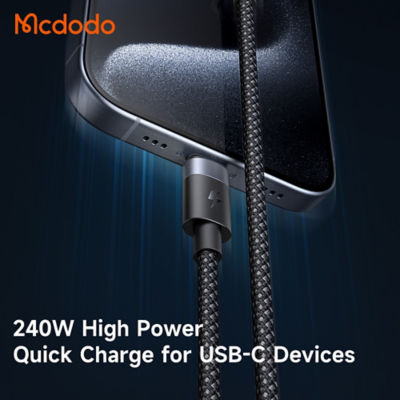 Mcdodo 2-in-1 USB-C to USB-C Cable 240W/140W Charging with (2M) Magsafe 3 Cable CA-0140 5