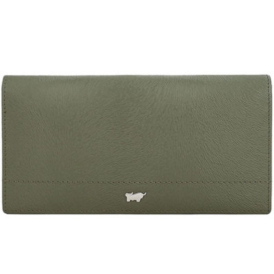 BRAUN BÜFFEL Braun Buffel Eyana-A Bifold Long Wallet with Zip Compartment in Sea Kelp 1