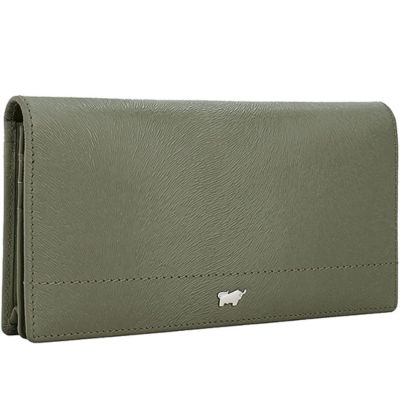 BRAUN BÜFFEL Braun Buffel Eyana-A Bifold Long Wallet with Zip Compartment in Sea Kelp 2