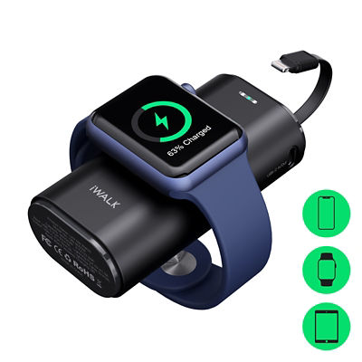 iWALK Link Me 9000mAh 便携式 Apple Watch 充电器（锂离子） 4
