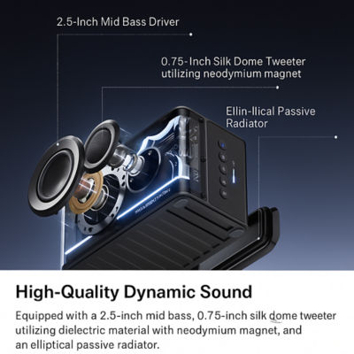 EDIFIER QD25 PORTABLE BLUETOOTH RGB SPEAKER 8