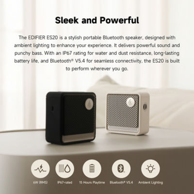 Edifier ES20 TCODE Nero Bluetooth Retail