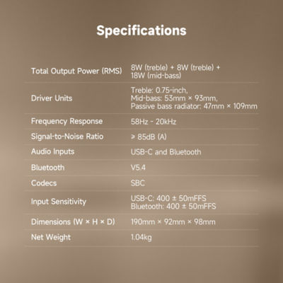 EDIFIER ES60 BLUETOOTH SPEAKER 34W 9