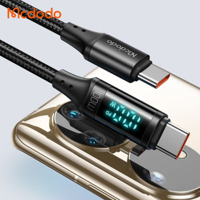 Mcdodo USB-C to USB-C Cable 100W Fast Charging (1.2M) with Digital Display CA-1100 3