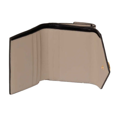CHLOE Small Envelope Trifold Wallet In Grained Leather Motty Grey CHC25SP543O9323W 3