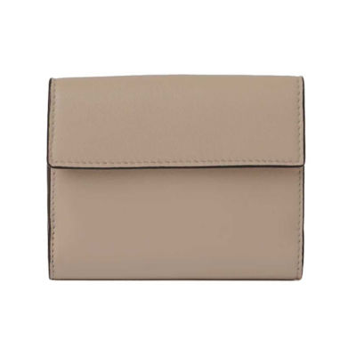 CHLOE Small Envelope Trifold Wallet In Grained Leather Motty Grey CHC25SP543O9323W 4