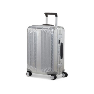 BOSS | Samsonite Silver Aluminium Cabin Suitcase 3