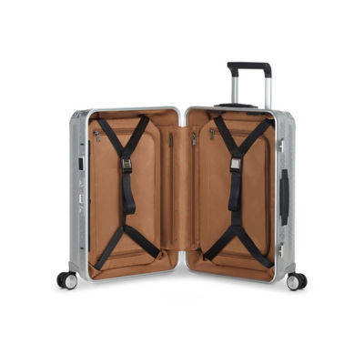BOSS | Samsonite Silver Aluminium Cabin Suitcase 5