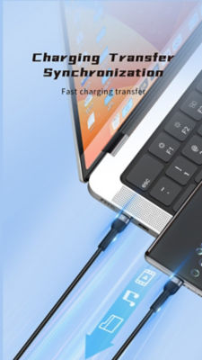 Recci 2-in-1 USB C to USB C and Lightning Cable PD 65W Max Fast Charging 1M Cable RTC-T16 6