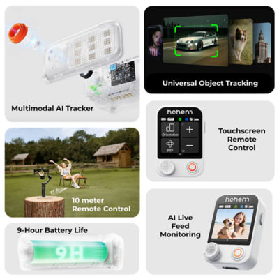 Hohem iSteady V3 Ultra 3-Axis AI Phone Gimbal with Detachable Remote 2