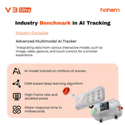 Hohem iSteady V3 Ultra 3-Axis AI Phone Gimbal with Detachable Remote 4