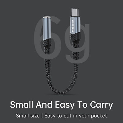 Recci USB C to AUX 3.5mm Audio Adapter Cable RDS-A25 6