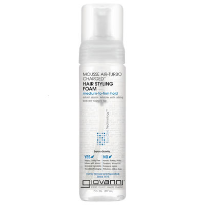 Giovanni Mousse Air-Turbo Charged Hair Styling Foam 207ml 1