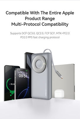 Recci 3C Power Bank 20000mAh PD 65W Retractable USB C Cable RPB-P72 13
