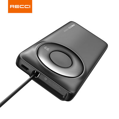 Recci 10000mAh 22.5W USB-C Retractable Cable 3C Power Bank RPB-P58 3