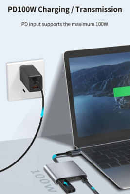 Recci 3-in-1 USB C Adapter Hub RH05 4