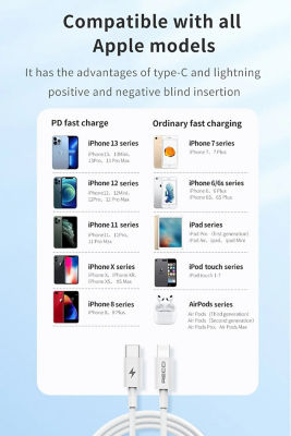 Recci USB C to Lightning PD 20W Cable RS06CL 6