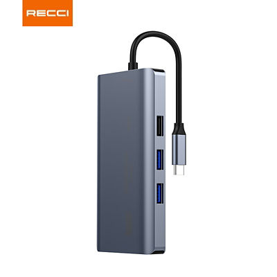 Recci 9-in-1 USB C Adapter Hub RH09 3