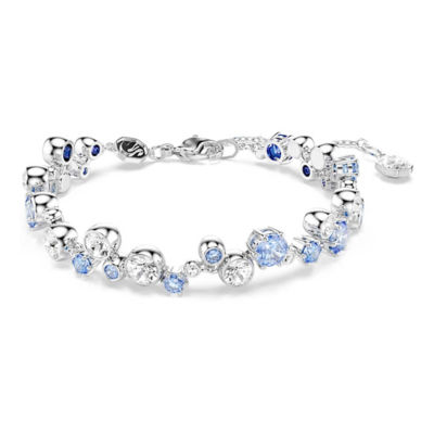 SWAROVSKI Constella 手链, 混合切割, 蓝色, 镀铑 1