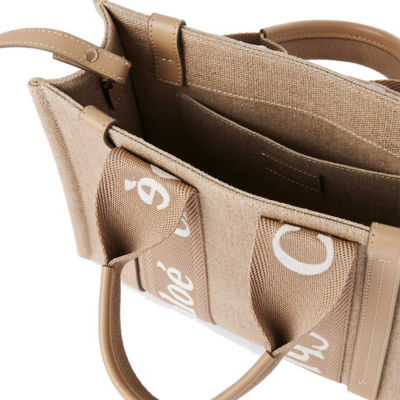 CHLOE Small Woody Tote Bag Boyish Brown CHC23AS397L1720E 3