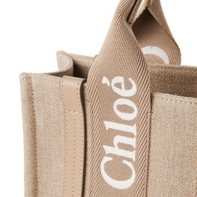 CHLOE Small Woody Tote Bag Boyish Brown CHC23AS397L1720E 4