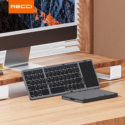 Recci Triple Folding Touch Pad Bluetooth Keyboard RCS-K01 3