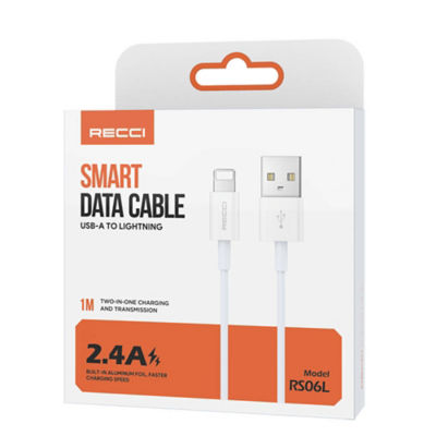 Recci USB A to Lightning Cable RS06L 4
