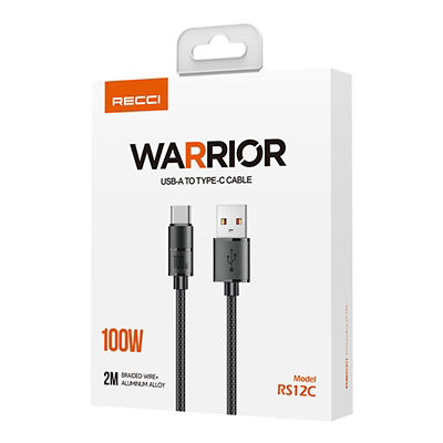 Recci USB A to USB C PD 100W Cable RS12C 5