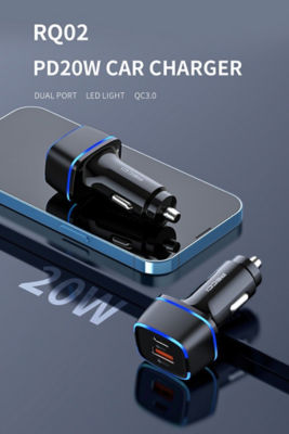 Recci PD 20W Car Charger RQ02 4