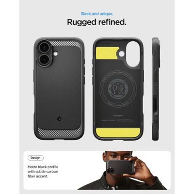 Spigen iPhone 17 Case 6.3" Rugged Armor Magfit 4