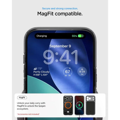 Spigen iPhone 17 Pro Max Case 6.9" Ultra Hybrid T MagFit 6