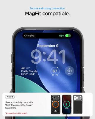 Spigen iPhone 17 Pro Case 6.3" Ultra Hybrid T MagFit 5