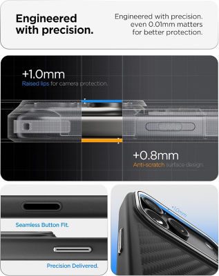 Spigen iPhone 17 Pro Case 6.3" Enzo Aramid T MagFit 2