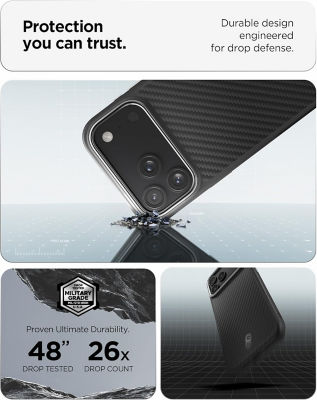 Spigen iPhone 17 Pro Case 6.3" Enzo Aramid T MagFit 4