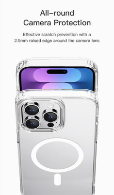 Recci iPhone 15 Plus Crystal Clear Magnetic Case 3