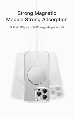 Recci iPhone 15 Plus Crystal Clear Magnetic Case 5